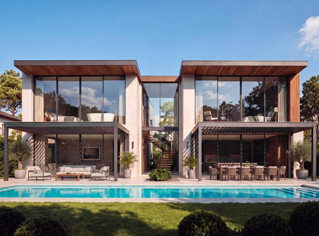 Villa-vendita-fortedeimarmi-render esterno diurno